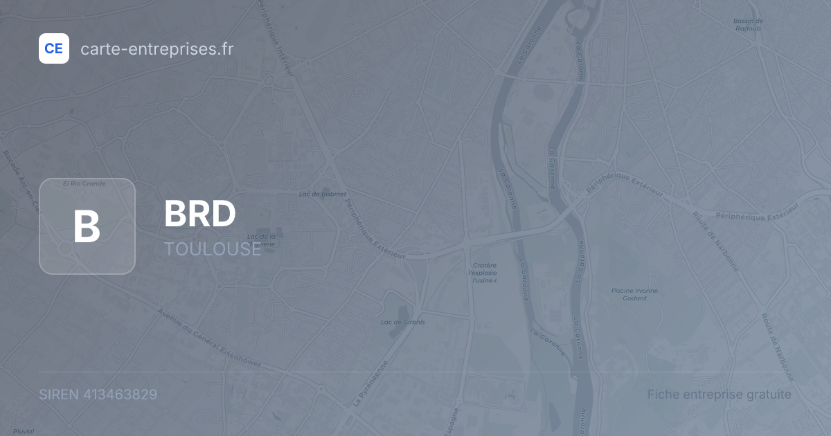 BRD — 413463829 — fiche entreprise