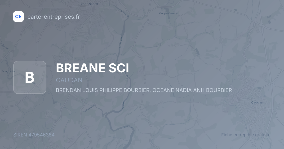 BREANE SCI — 479546384 — fiche entreprise