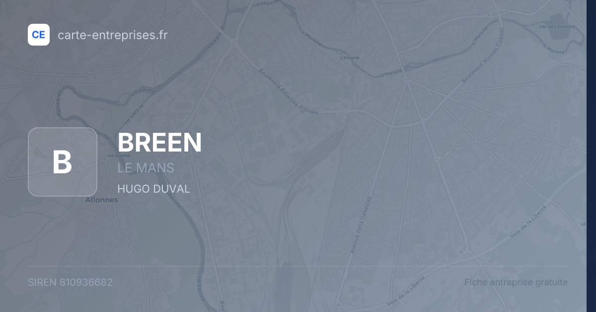 BREEN — 810936682 — fiche entreprise