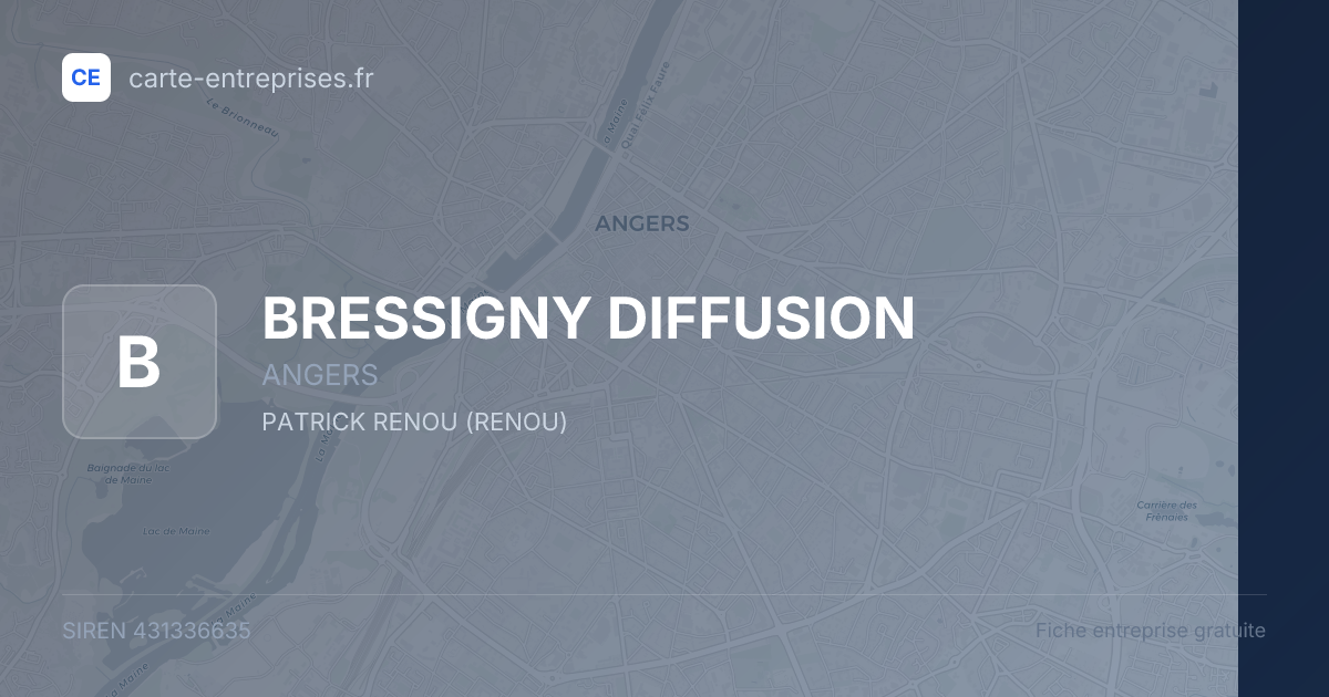 BRESSIGNY DIFFUSION — 431336635 — fiche entreprise