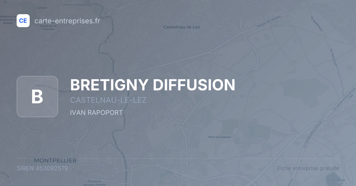 BRETIGNY DIFFUSION — 453092579 — fiche entreprise