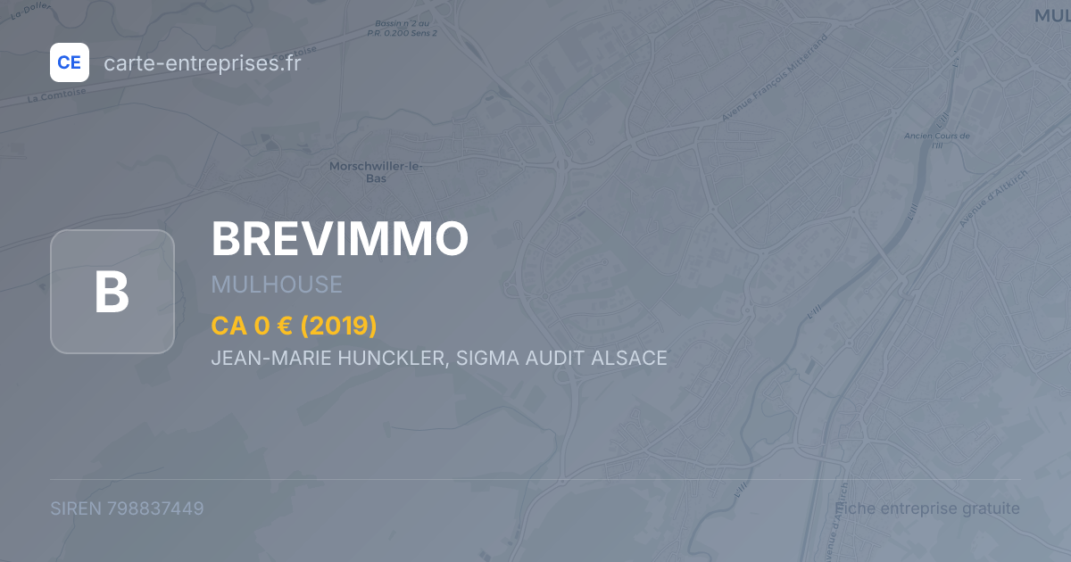 BREVIMMO — 798837449 — fiche entreprise