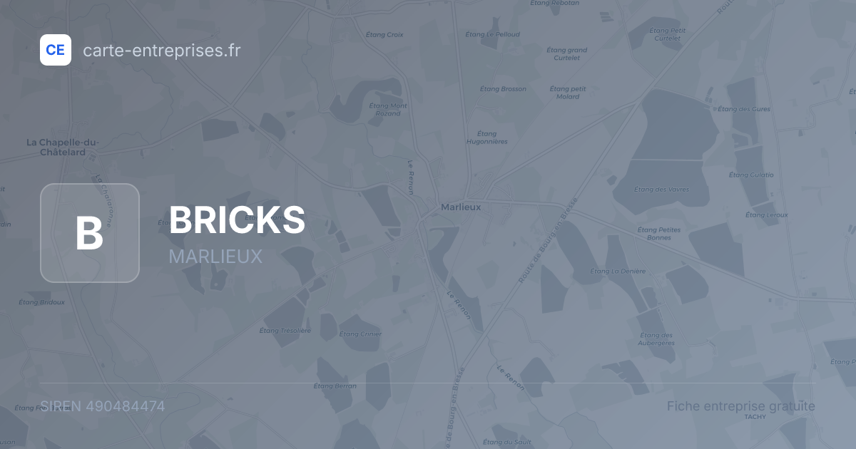 BRICKS — 490484474 — fiche entreprise