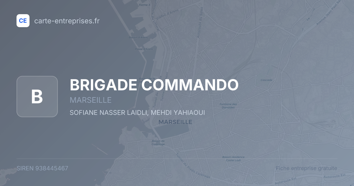 BRIGADE COMMANDO — 938445467 — fiche entreprise