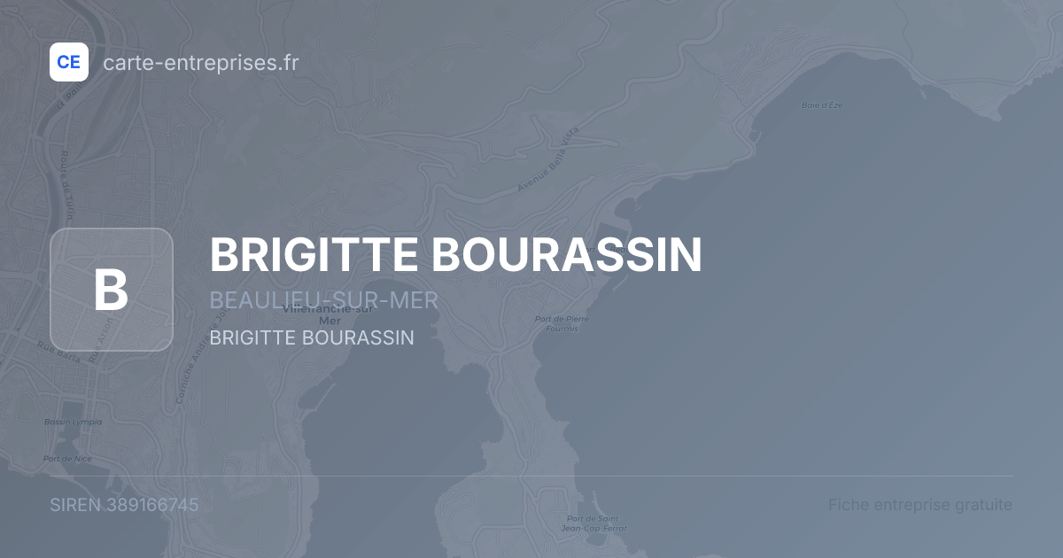 BRIGITTE BOURASSIN — 389166745 — fiche entreprise