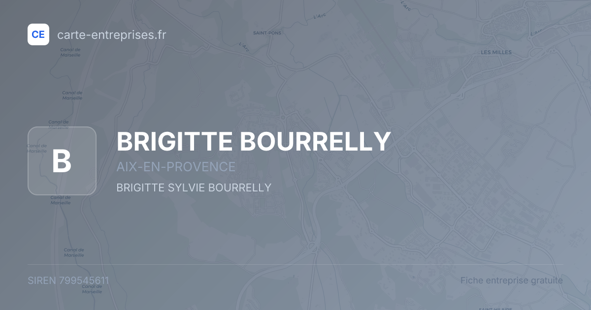 BRIGITTE BOURRELLY — 799545611 — fiche entreprise