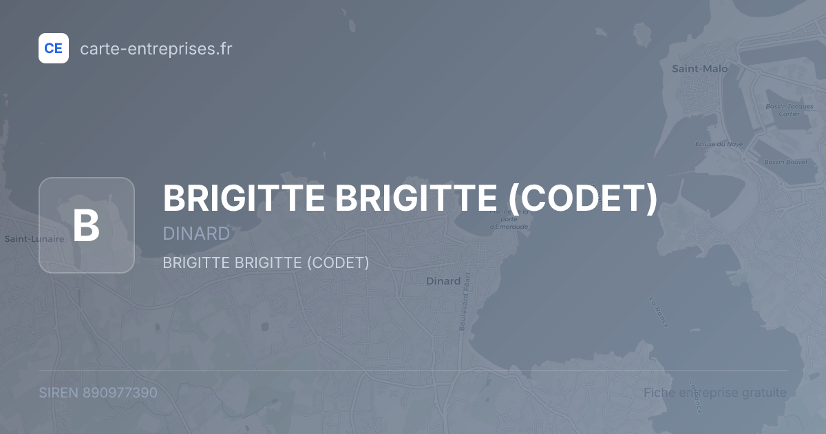 BRIGITTE BRIGITTE (CODET) — 890977390 — fiche entreprise
