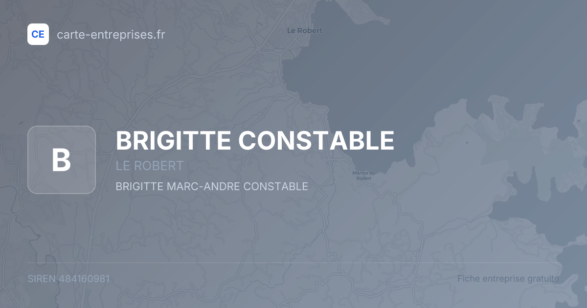 BRIGITTE CONSTABLE — 484160981 — fiche entreprise