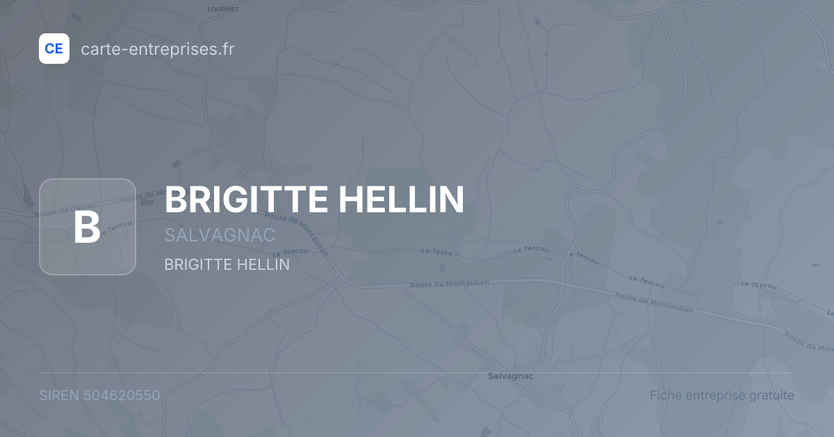 BRIGITTE HELLIN — 504620550 — fiche entreprise