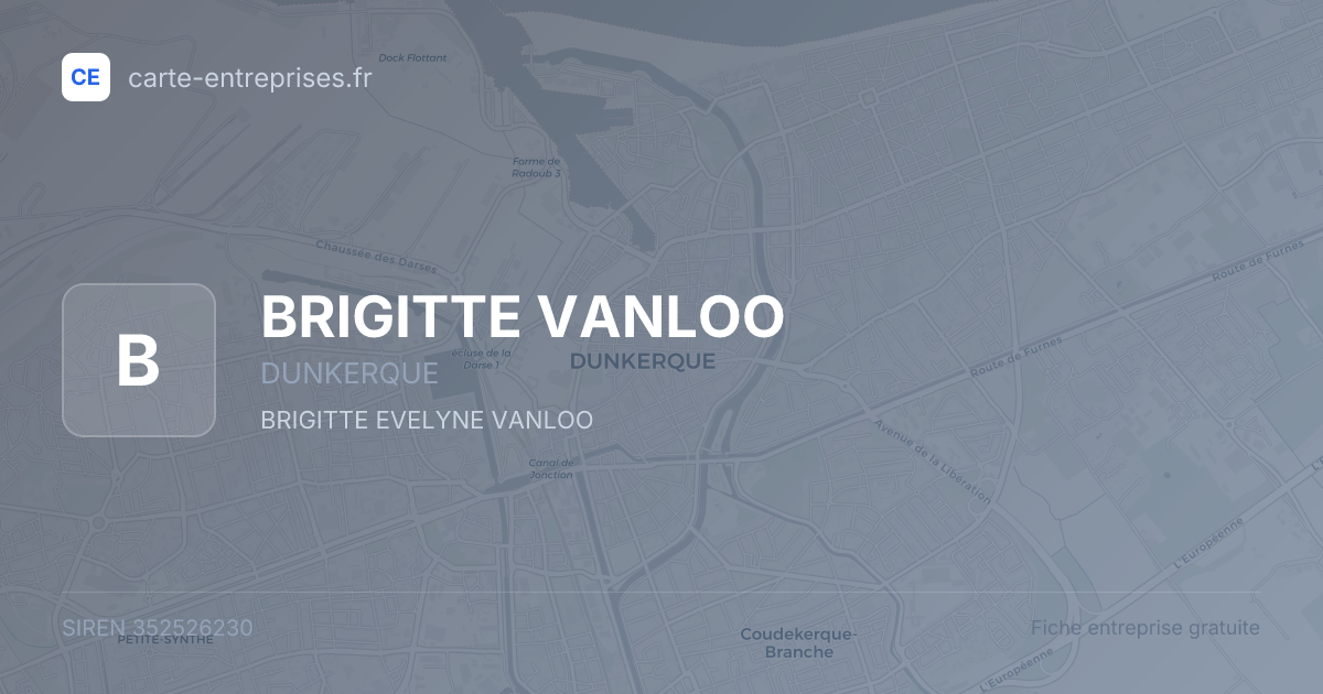 BRIGITTE VANLOO — 352526230 — fiche entreprise