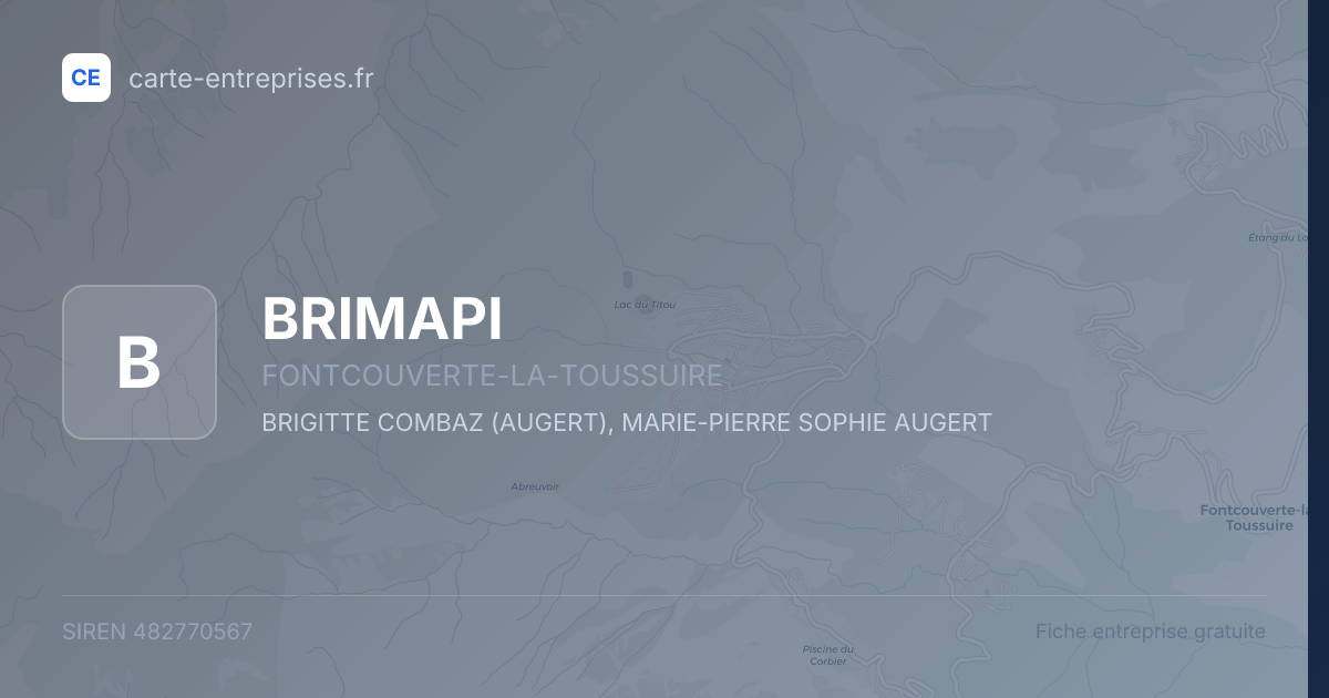 BRIMAPI — 482770567 — fiche entreprise