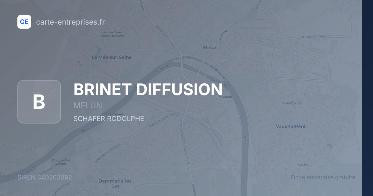 BRINET DIFFUSION — 340202092 — fiche entreprise