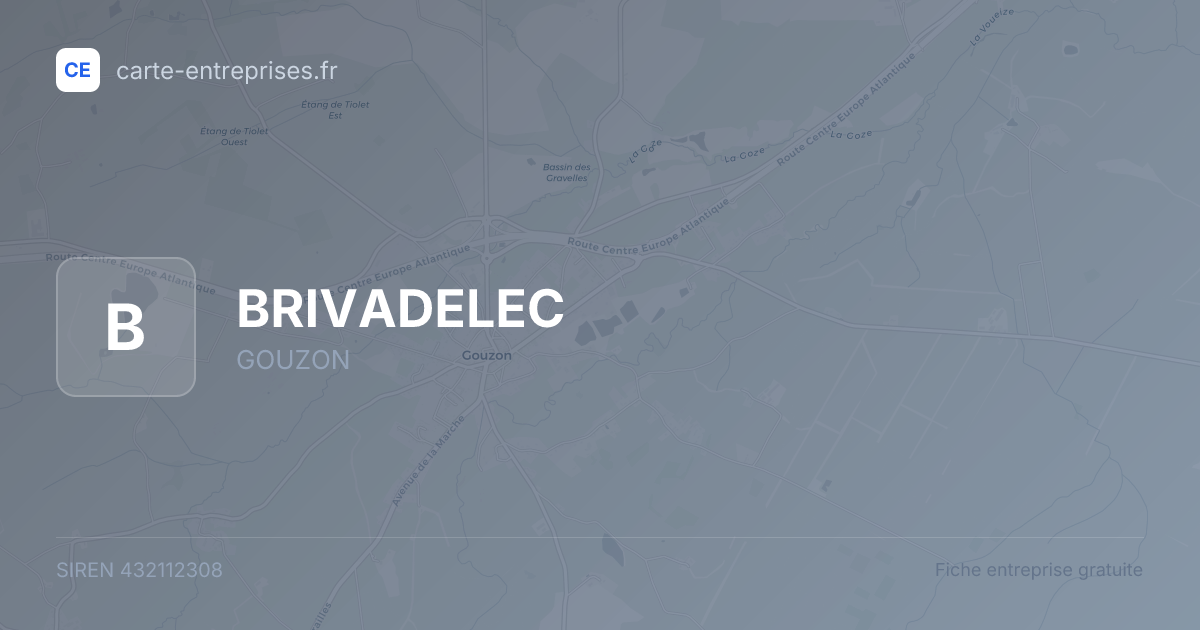BRIVADELEC — 432112308 — fiche entreprise