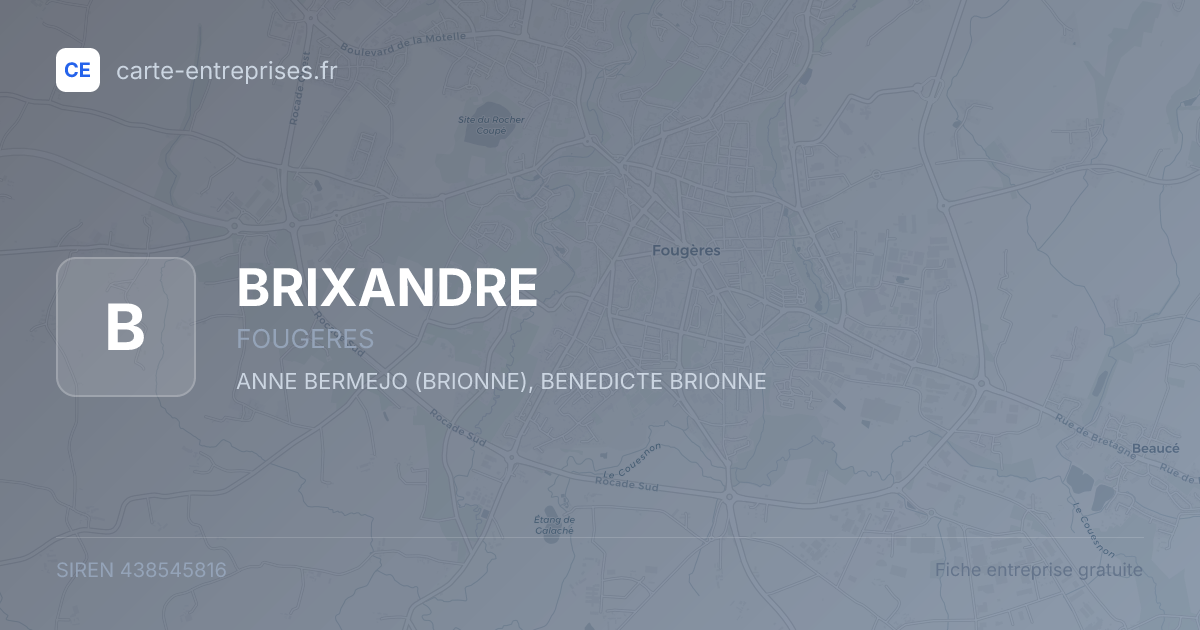 BRIXANDRE — 438545816 — fiche entreprise