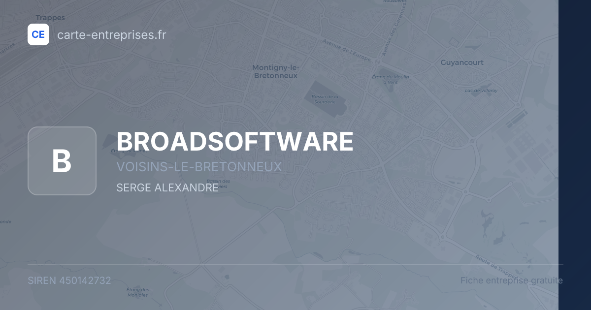 BROADSOFTWARE — 450142732 — fiche entreprise
