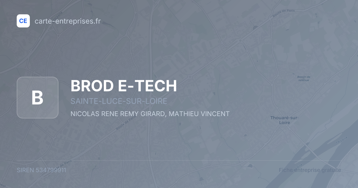 BROD E-TECH — 534799911 — fiche entreprise