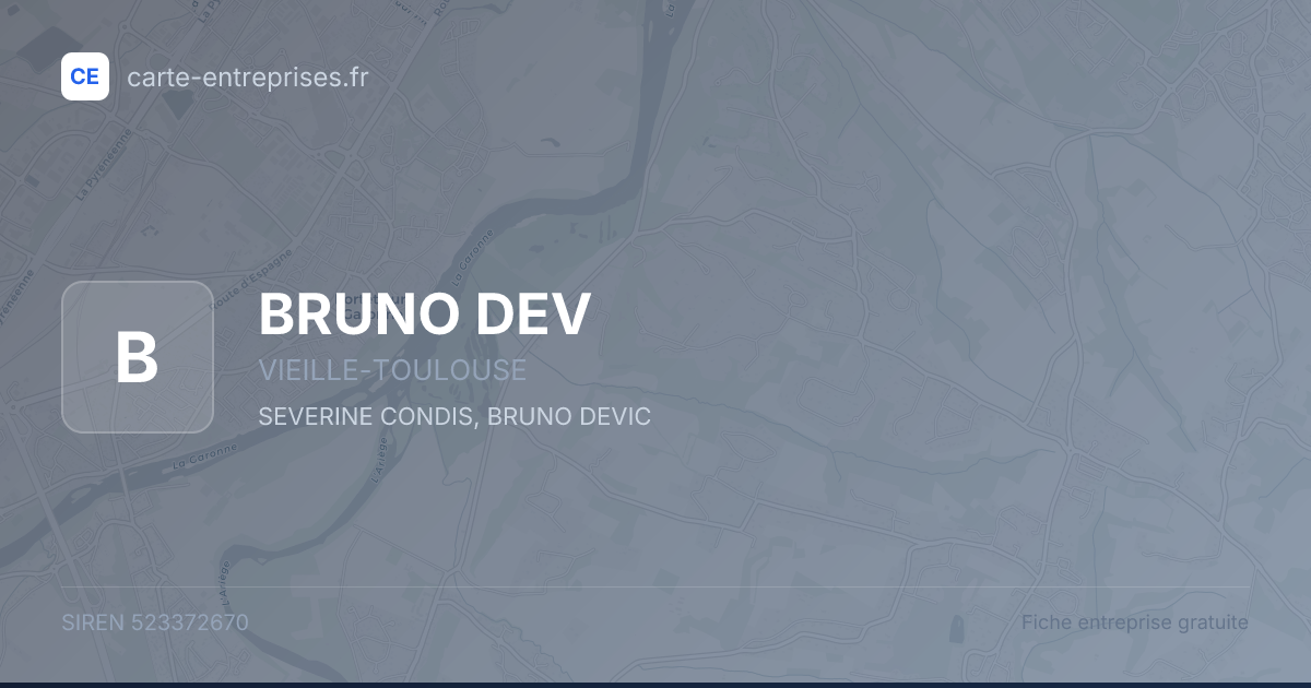 BRUNO DEV — 523372670 — fiche entreprise