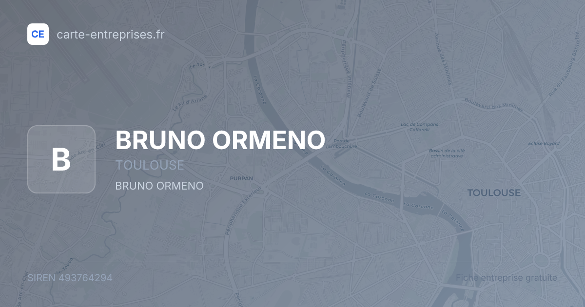 BRUNO ORMENO — 493764294 — fiche entreprise