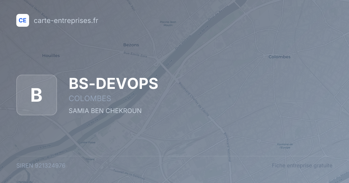 BS-DEVOPS — 921324976 — fiche entreprise
