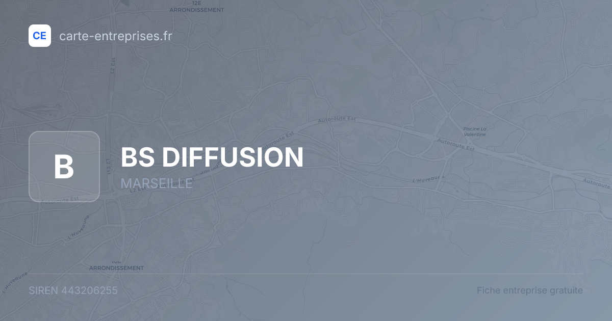 BS DIFFUSION — 443206255 — fiche entreprise