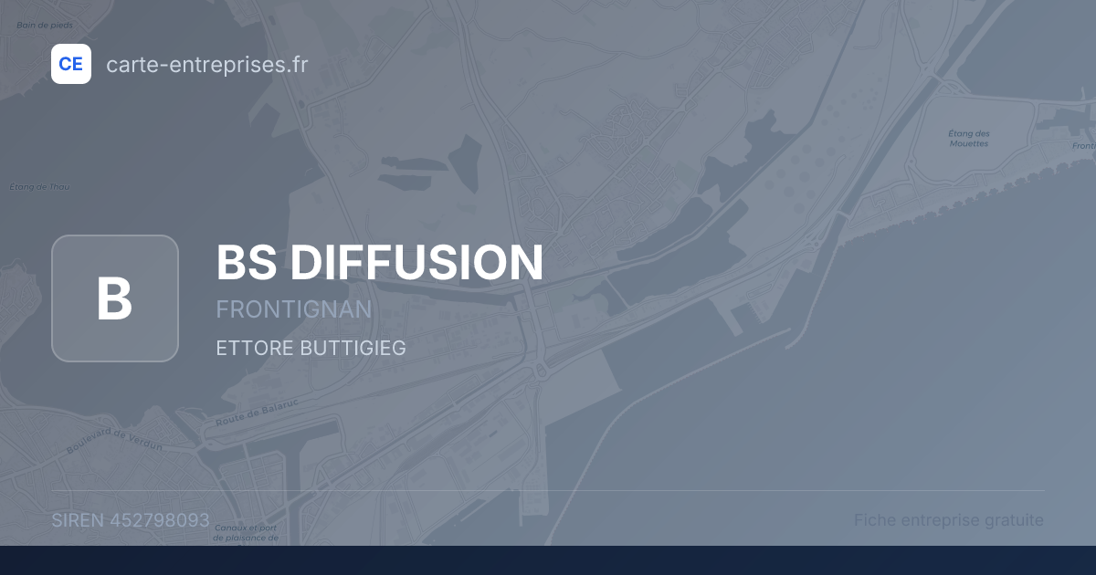 BS DIFFUSION — 452798093 — fiche entreprise