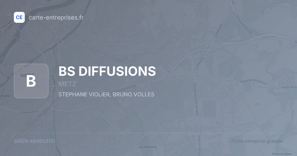 BS DIFFUSIONS — 494953151 — fiche entreprise