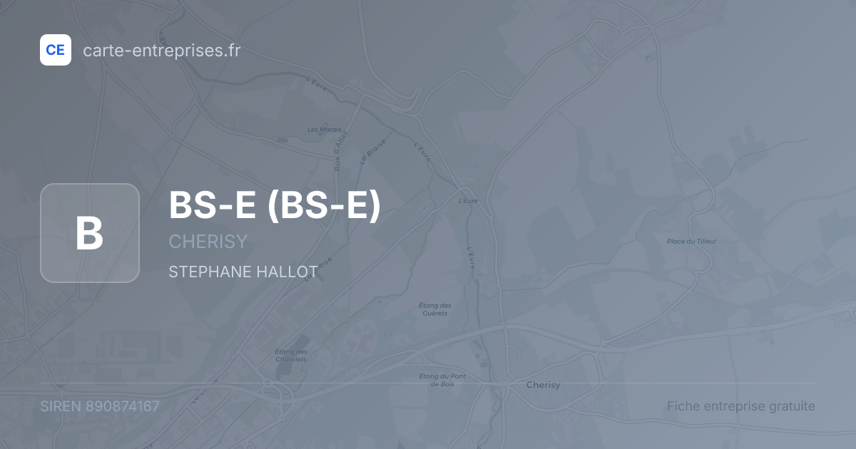 BS-E — 890874167 — fiche entreprise