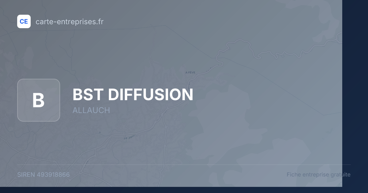 BST DIFFUSION — 493918866 — fiche entreprise
