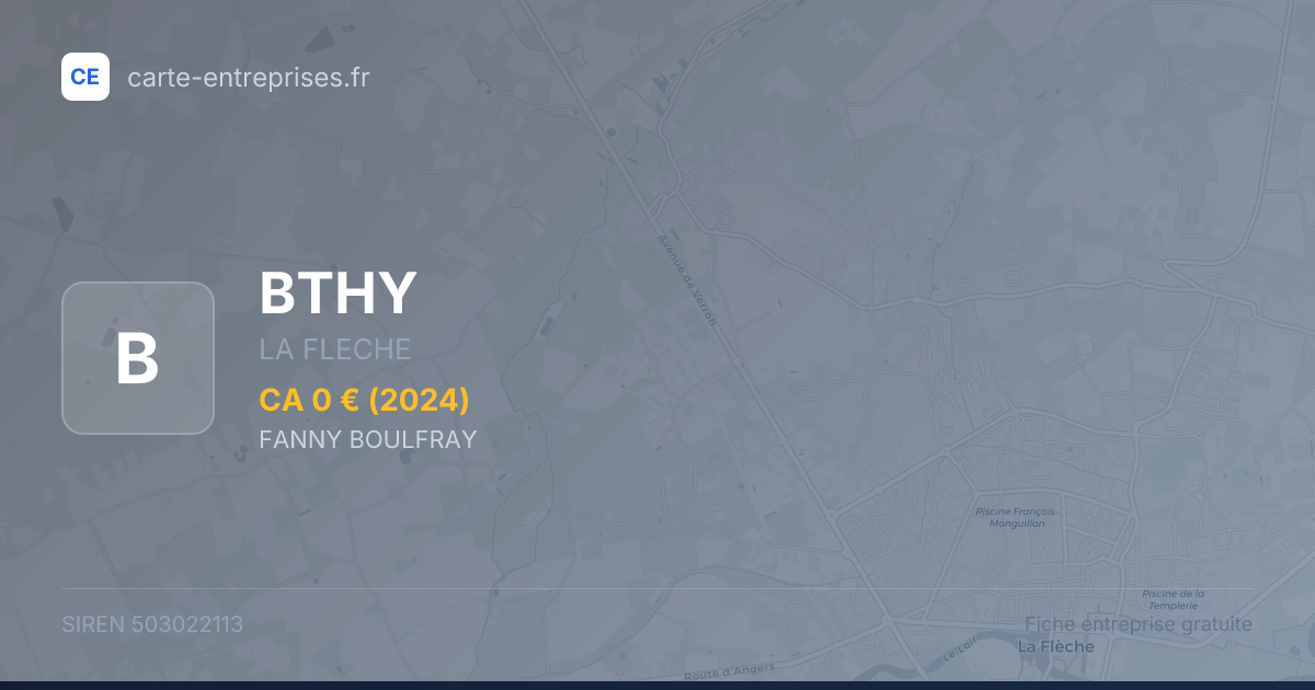 BTHY — 503022113 — fiche entreprise