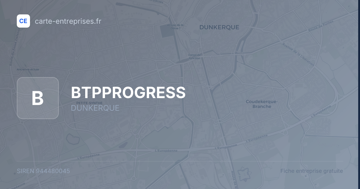 BTPPROGRESS — 944480045 — fiche entreprise