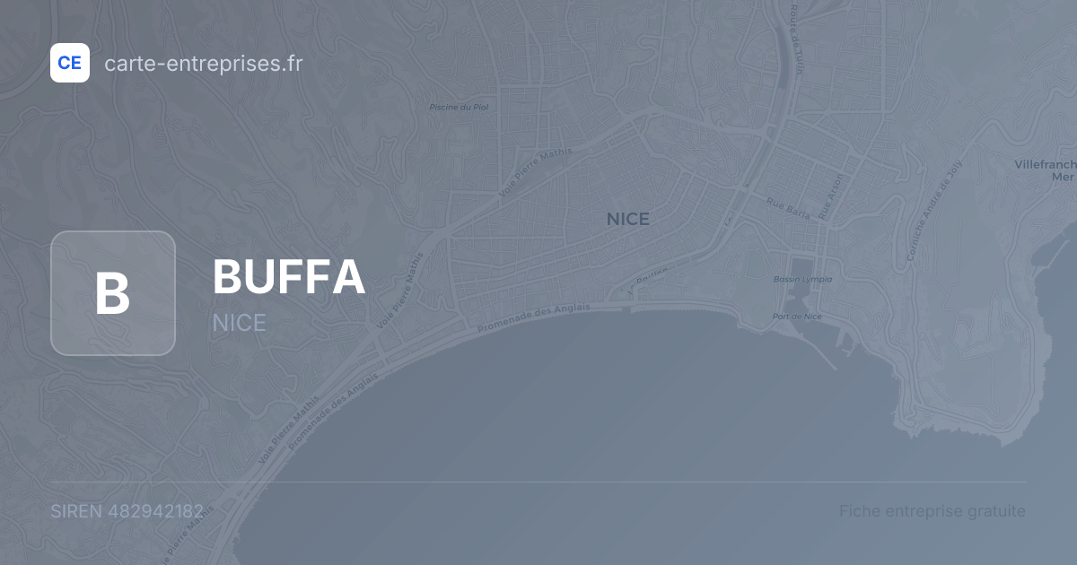 BUFFA — 482942182 — fiche entreprise