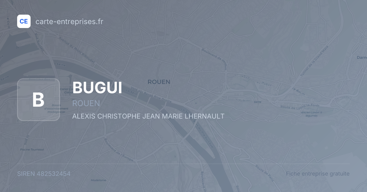 BUGUI — 482532454 — fiche entreprise