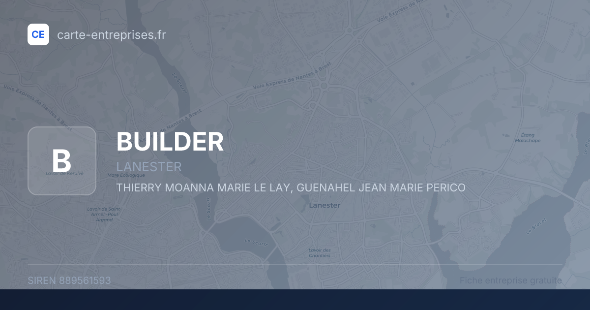 BUILDER — 889561593 — fiche entreprise