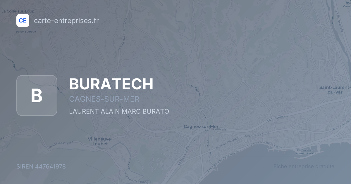 BURATECH — 447641978 — fiche entreprise