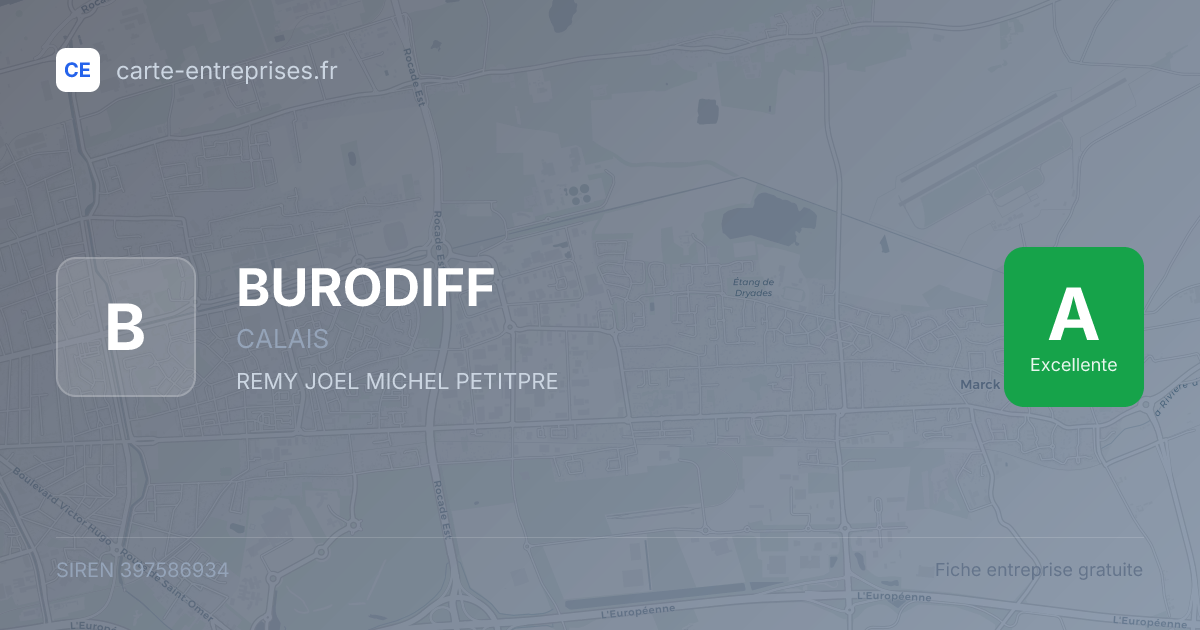 BURODIFF — 397586934 — fiche entreprise