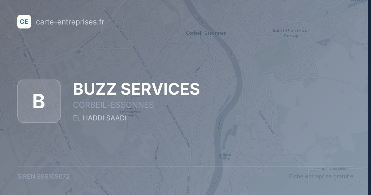 BUZZ SERVICES — 899169072 — fiche entreprise