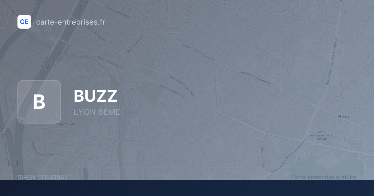 BUZZ — 511641847 — fiche entreprise