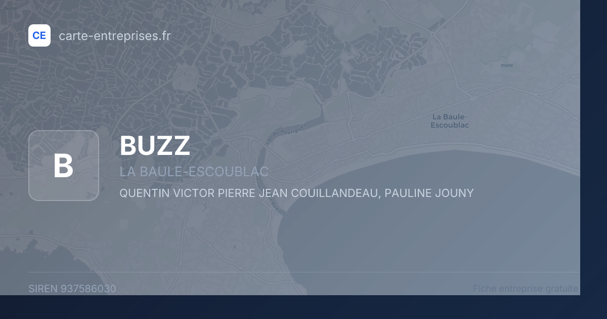 BUZZ — 937586030 — fiche entreprise