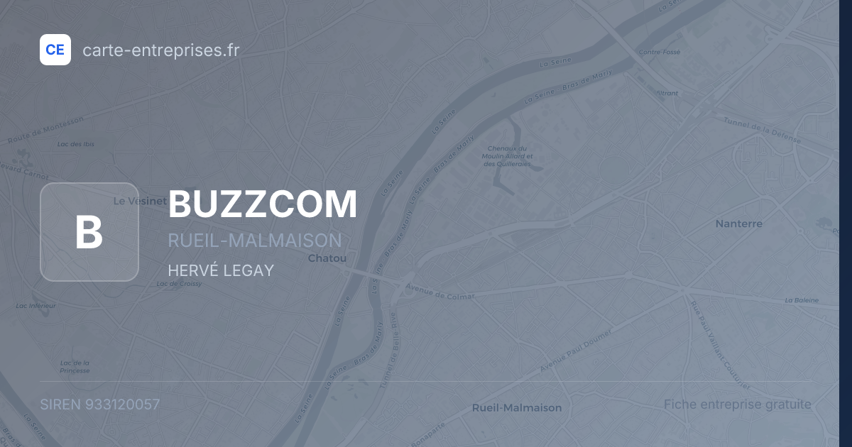 BUZZCOM — 933120057 — fiche entreprise