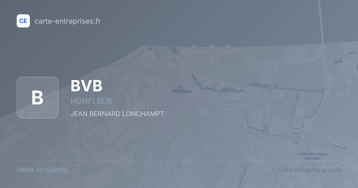 BVB — 382548816 — fiche entreprise