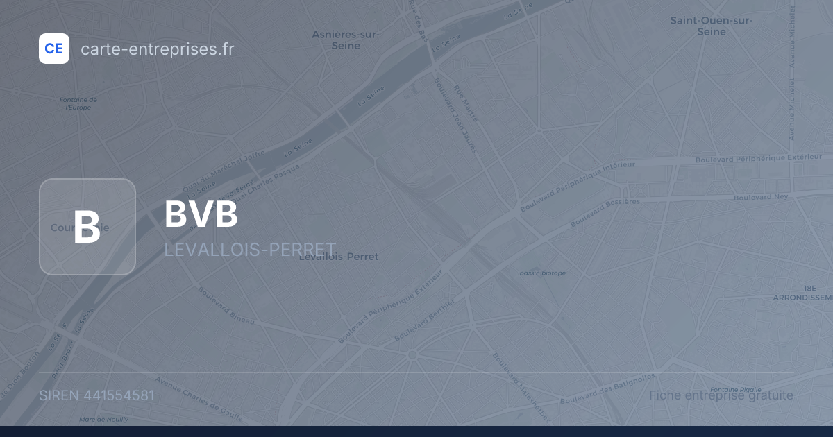 BVB — 441554581 — fiche entreprise