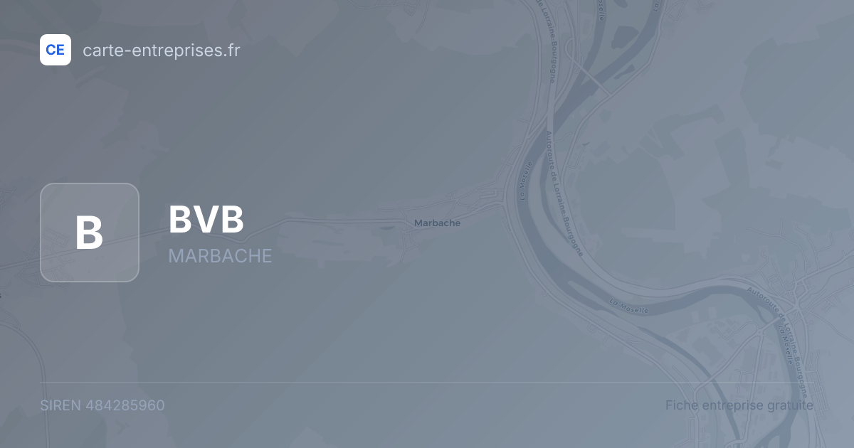 BVB — 484285960 — fiche entreprise