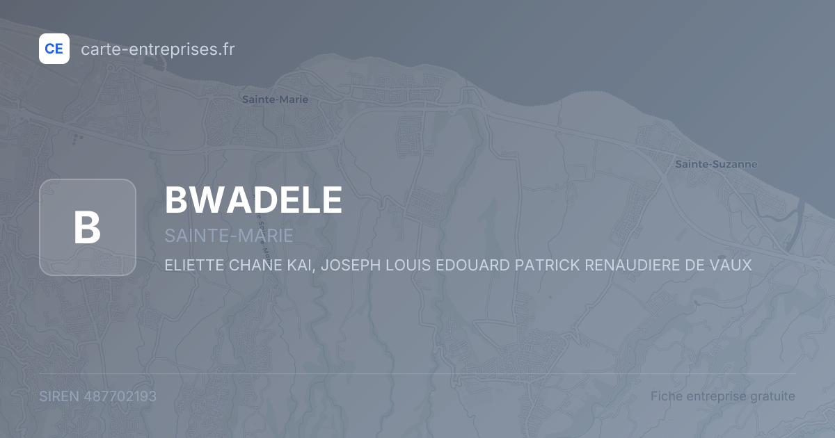 BWADELE — 487702193 — fiche entreprise