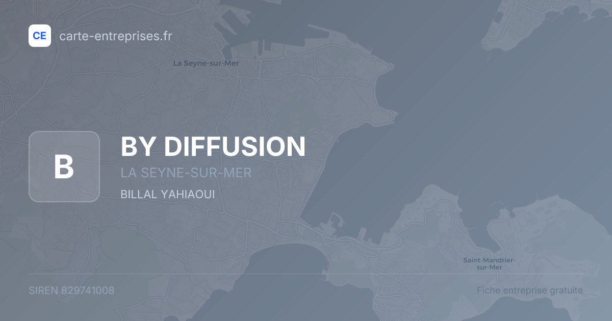 BY DIFFUSION — 829741008 — fiche entreprise