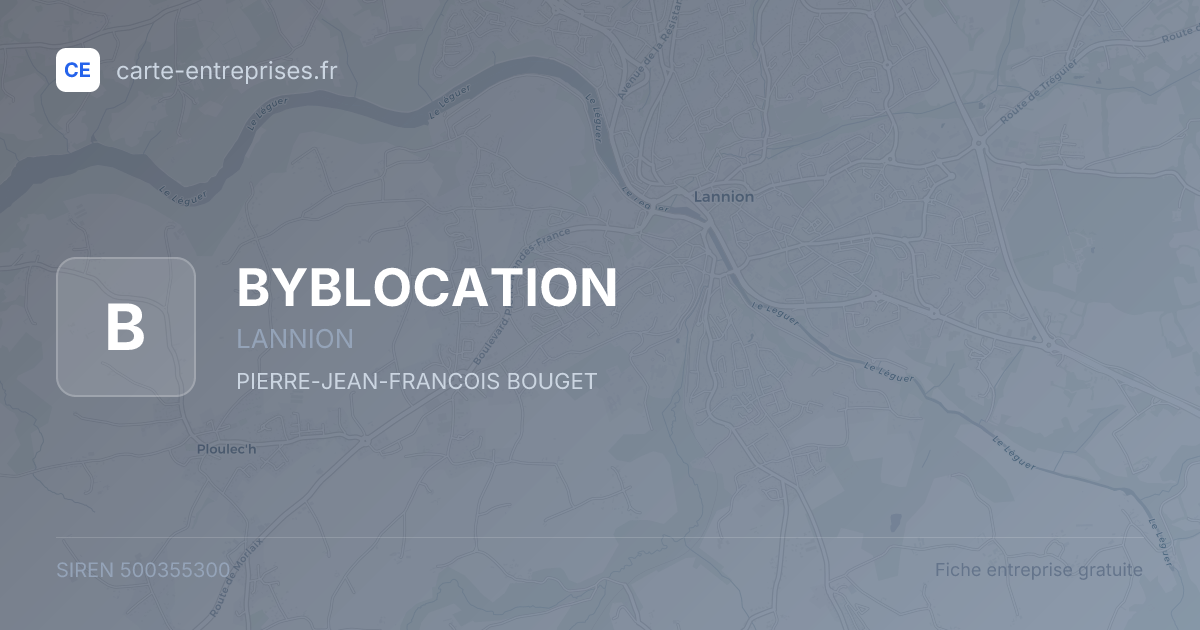 BYBLOCATION — 500355300 — fiche entreprise