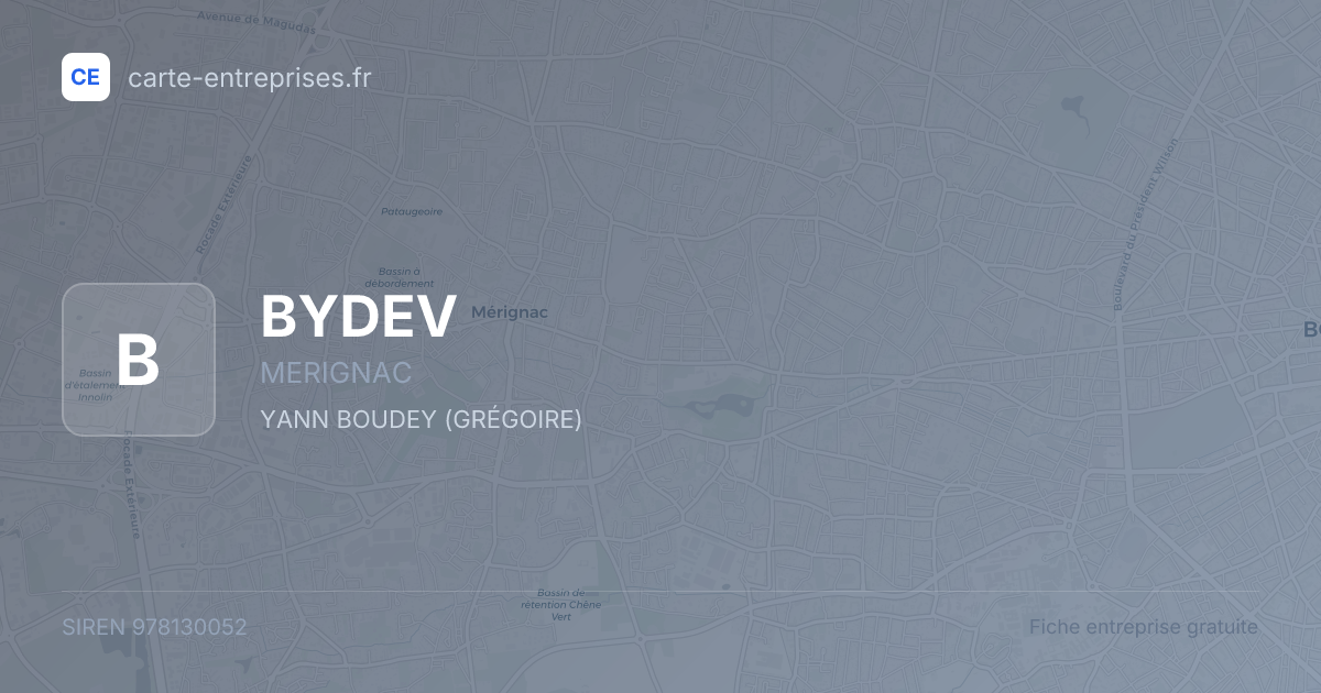 BYDEV — 978130052 — fiche entreprise