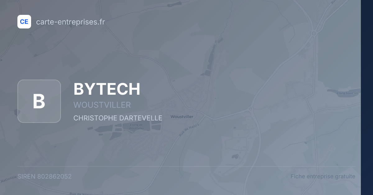 BYTECH — 802862052 — fiche entreprise