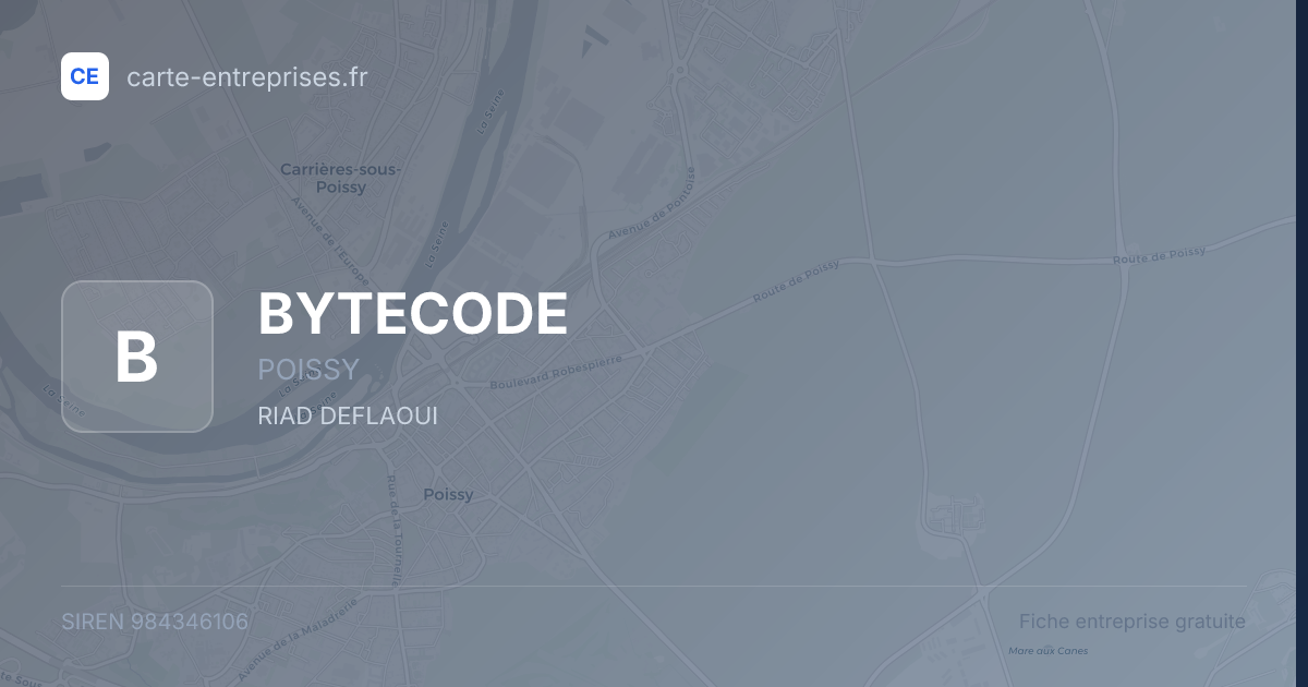 BYTECODE — 984346106 — fiche entreprise