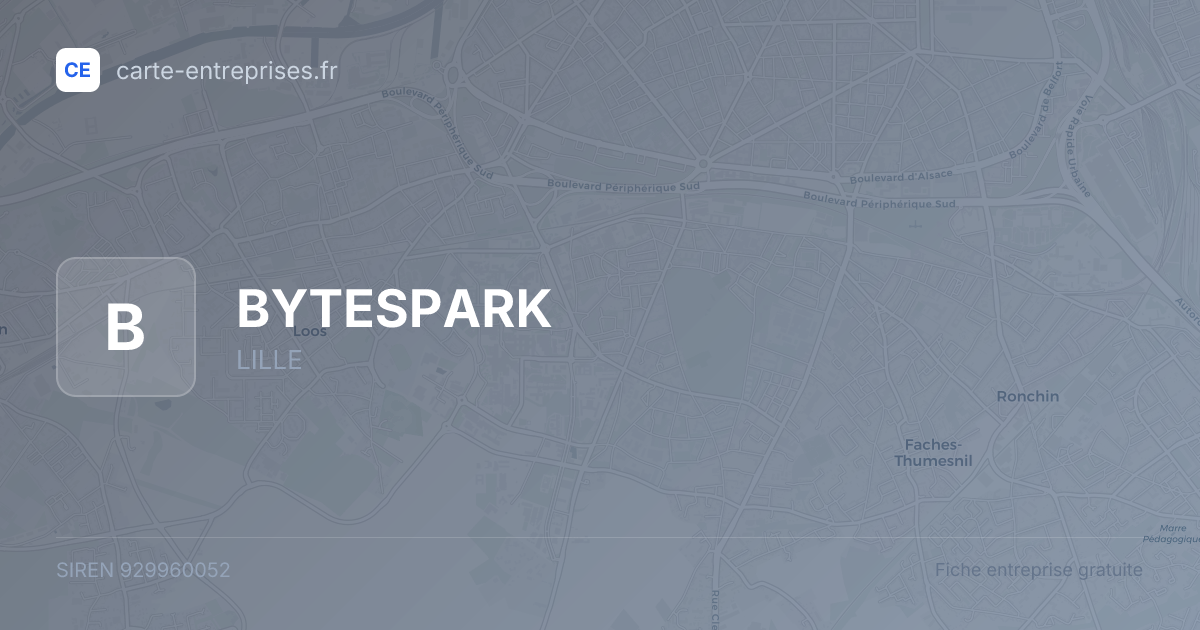 BYTESPARK — 929960052 — fiche entreprise