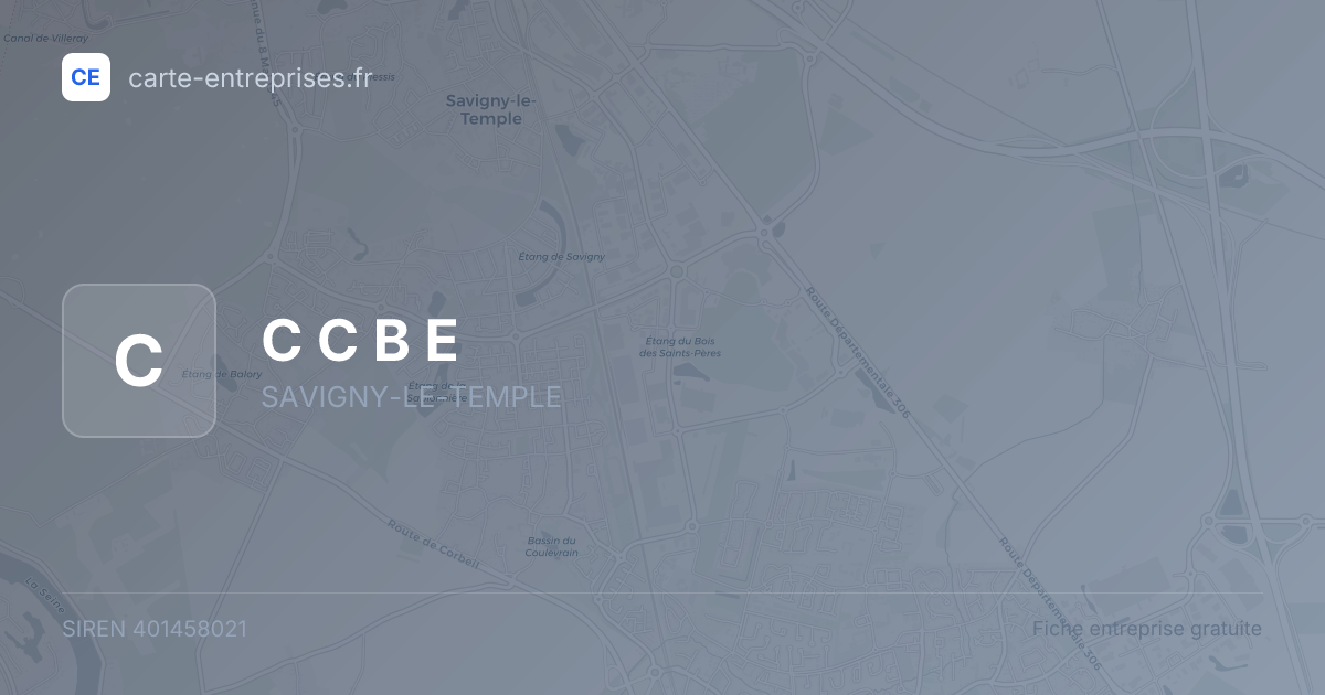 C C B E — 401458021 — fiche entreprise